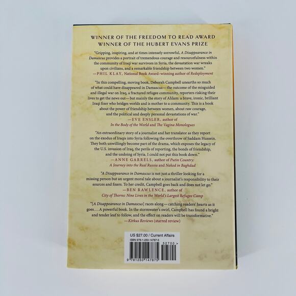 A Disappearance In Damascus, a hardcover book / novel by Deborah Campbell - GUC - Picture 7 of 12